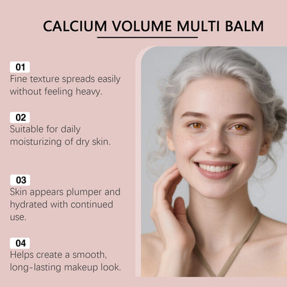 Viareline Calcium Volume Multi Balm benefits: smooths, hydrates and nourishes skin bounce